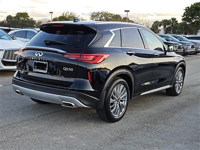 new 2025 INFINITI QX50 car, priced at $48,370