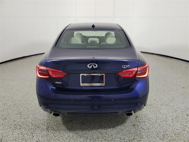 new 2024 INFINITI Q50 car, priced at $54,660