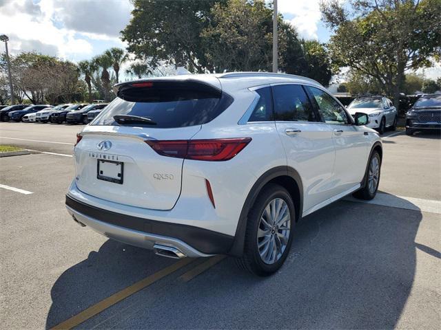 new 2025 INFINITI QX50 car, priced at $49,270