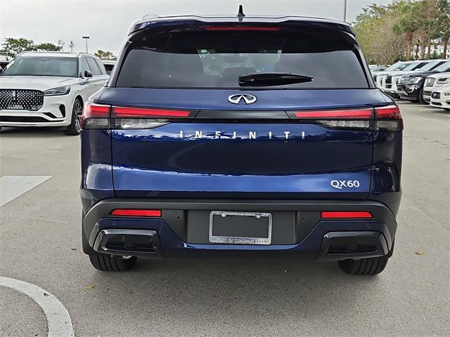new 2025 INFINITI QX60 car, priced at $59,080