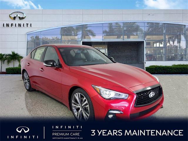 new 2024 INFINITI Q50 car, priced at $52,865