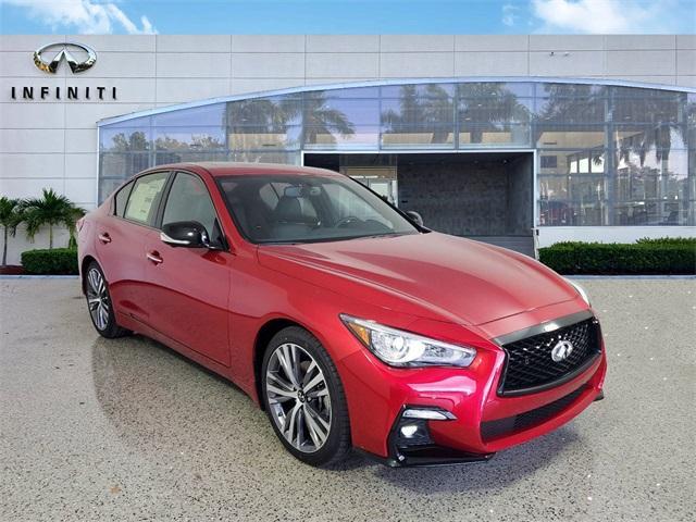 new 2024 INFINITI Q50 car, priced at $52,865