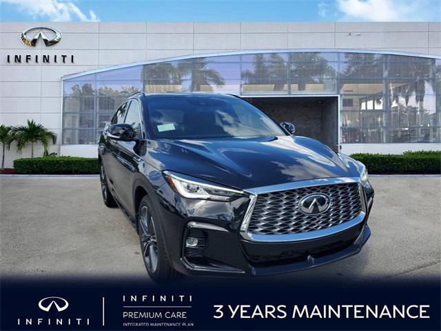 new 2025 INFINITI QX55 car, priced at $52,085