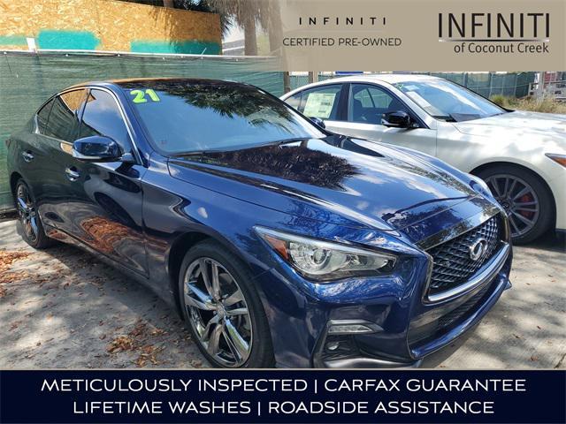 used 2021 INFINITI Q50 car, priced at $29,981