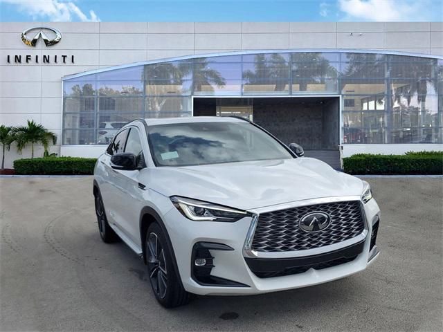 new 2025 INFINITI QX55 car, priced at $53,485