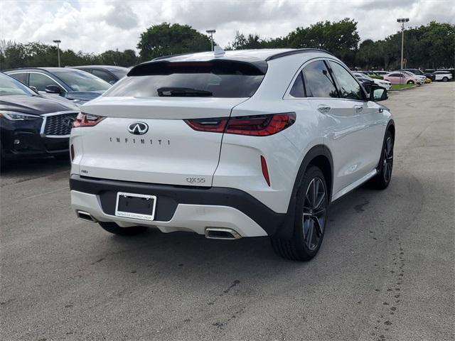 new 2025 INFINITI QX55 car, priced at $53,485