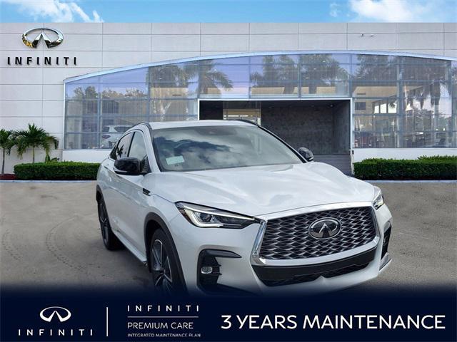 new 2025 INFINITI QX55 car, priced at $53,485