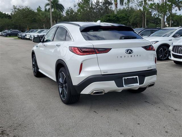 new 2025 INFINITI QX55 car, priced at $53,485