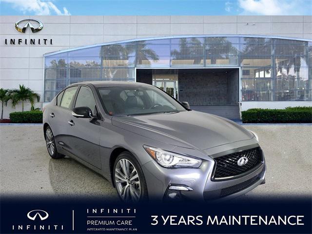 new 2024 INFINITI Q50 car, priced at $53,965