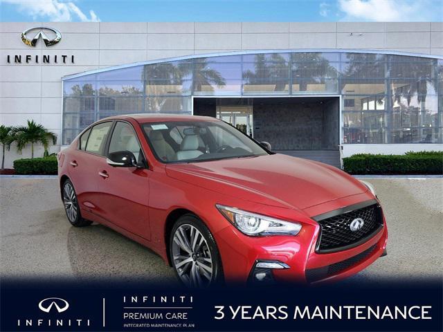 new 2024 INFINITI Q50 car, priced at $54,865