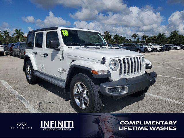 used 2018 Jeep Wrangler Unlimited car, priced at $28,839