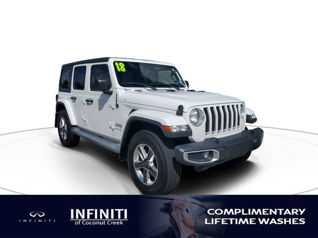 used 2018 Jeep Wrangler Unlimited car, priced at $28,839