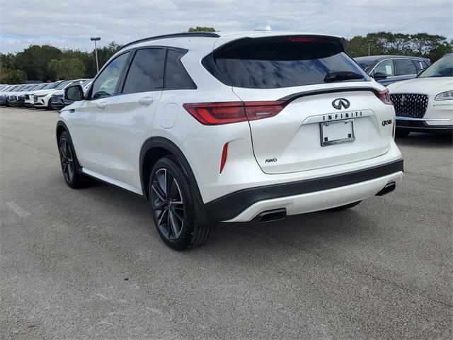 new 2025 INFINITI QX50 car, priced at $54,455