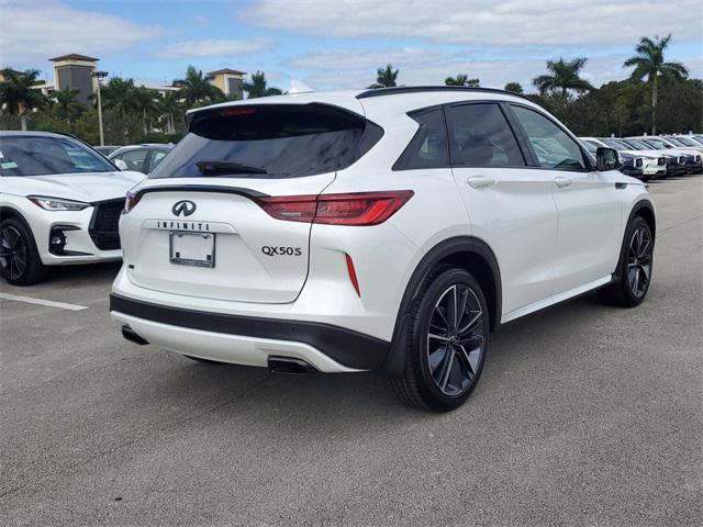 new 2025 INFINITI QX50 car, priced at $54,455