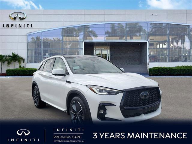 new 2025 INFINITI QX50 car, priced at $54,455