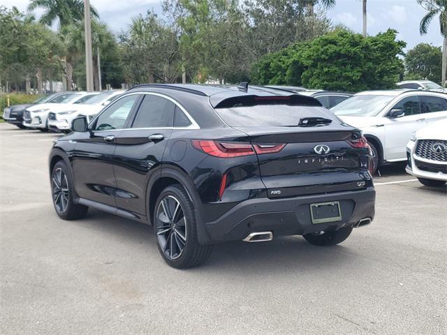 new 2025 INFINITI QX55 car, priced at $57,180