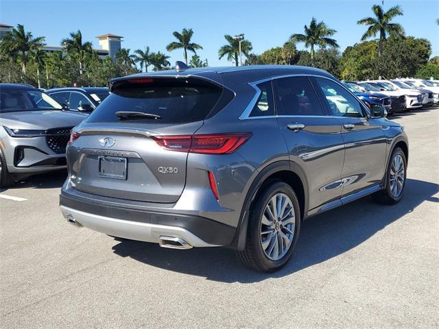 new 2025 INFINITI QX50 car, priced at $49,270