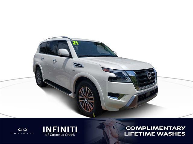 used 2021 Nissan Armada car, priced at $24,991