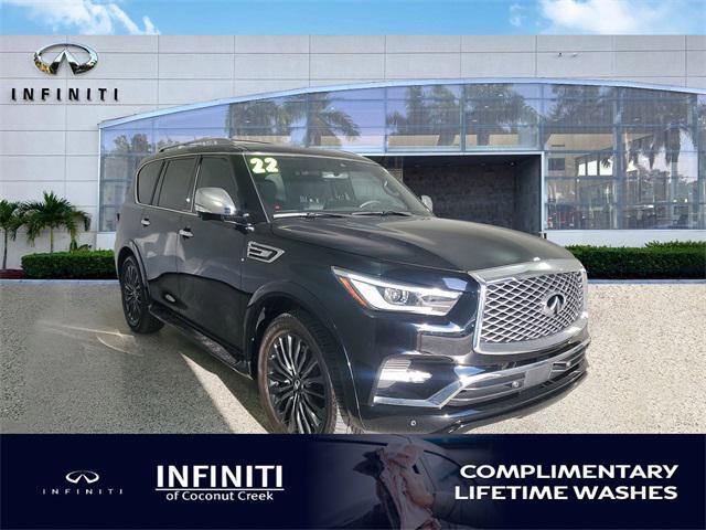 used 2022 INFINITI QX80 car, priced at $50,491