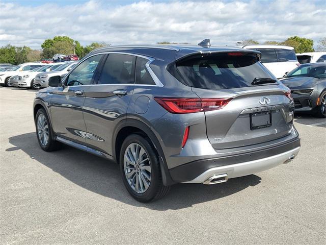 new 2025 INFINITI QX50 car, priced at $49,270