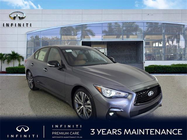 new 2024 INFINITI Q50 car, priced at $52,465