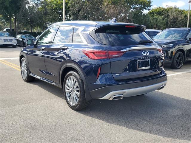 new 2025 INFINITI QX50 car, priced at $49,270