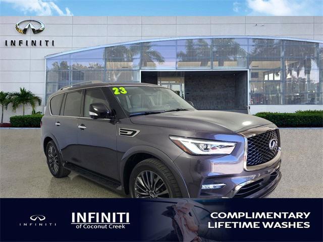 used 2023 INFINITI QX80 car, priced at $52,991