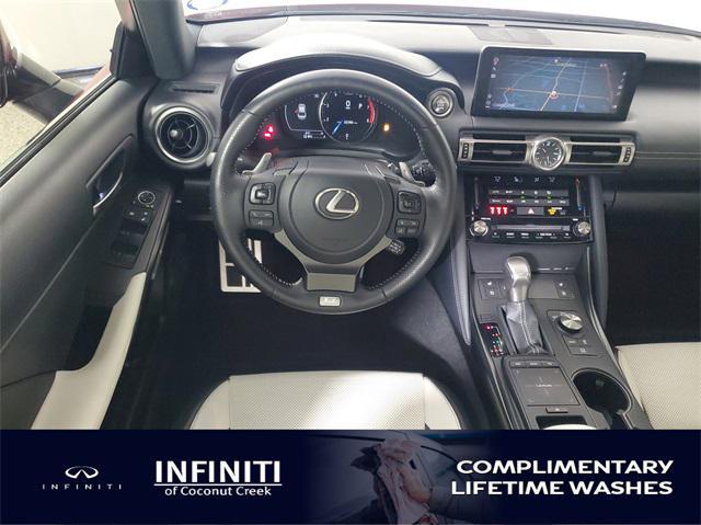 used 2022 Lexus IS 350 car, priced at $38,491