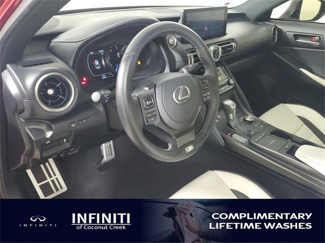 used 2022 Lexus IS 350 car, priced at $38,491