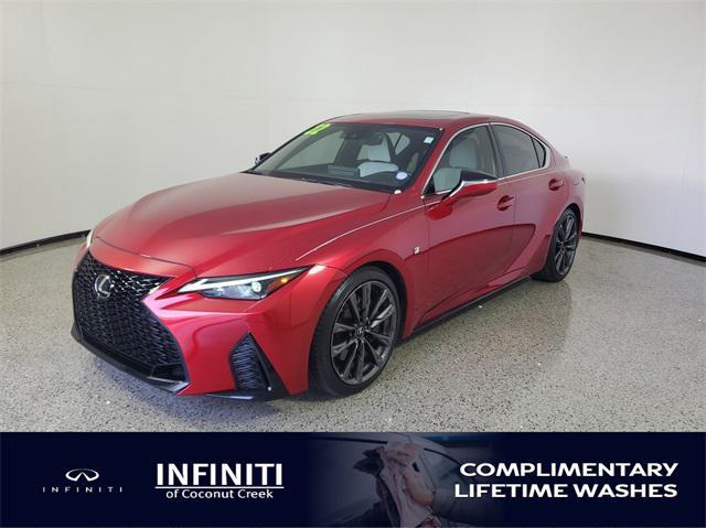used 2022 Lexus IS 350 car, priced at $38,491