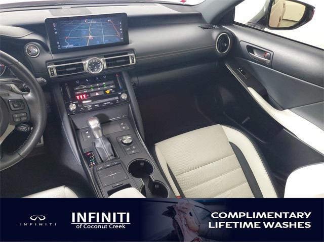 used 2022 Lexus IS 350 car, priced at $38,491