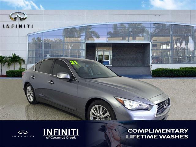 used 2021 INFINITI Q50 car, priced at $24,224