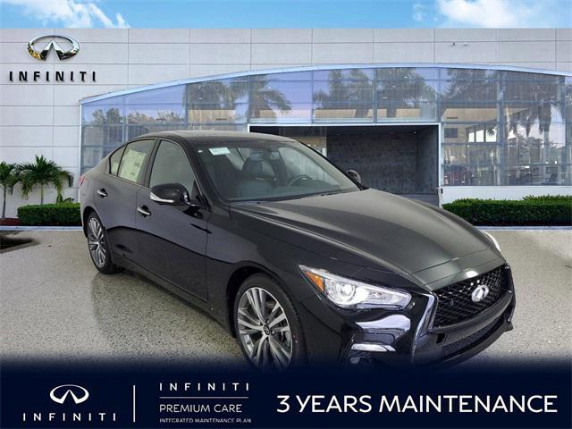 new 2024 INFINITI Q50 car, priced at $53,965