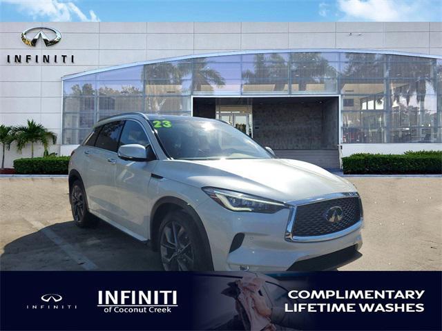 used 2023 INFINITI QX50 car, priced at $39,591