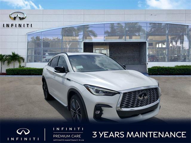 new 2025 INFINITI QX55 car, priced at $53,485