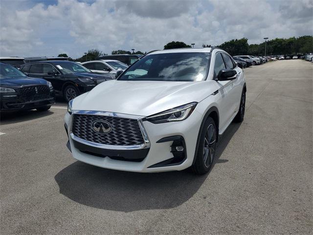 new 2025 INFINITI QX55 car, priced at $53,485