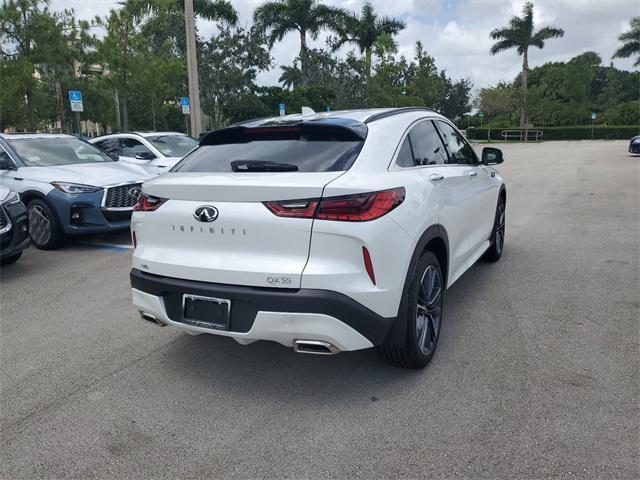 new 2025 INFINITI QX55 car, priced at $53,485