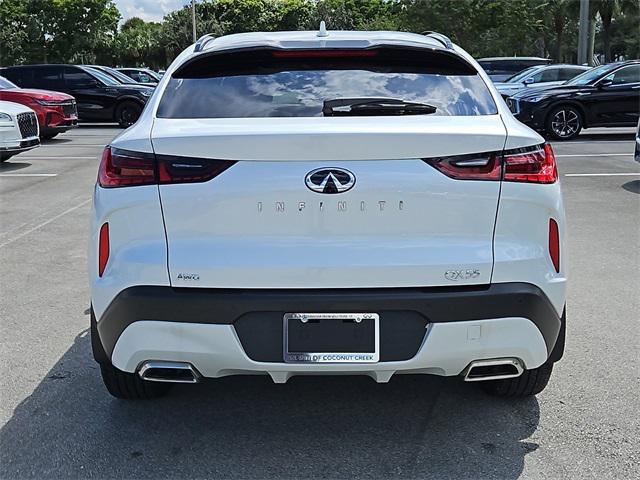 new 2025 INFINITI QX55 car, priced at $53,485