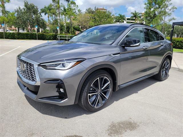 new 2025 INFINITI QX55 car, priced at $52,550