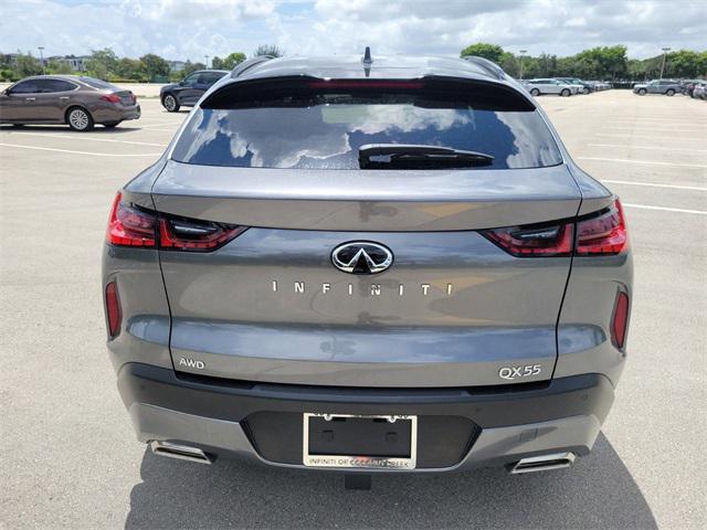 new 2025 INFINITI QX55 car, priced at $52,550