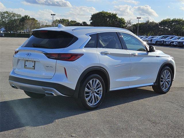 new 2025 INFINITI QX50 car, priced at $50,170