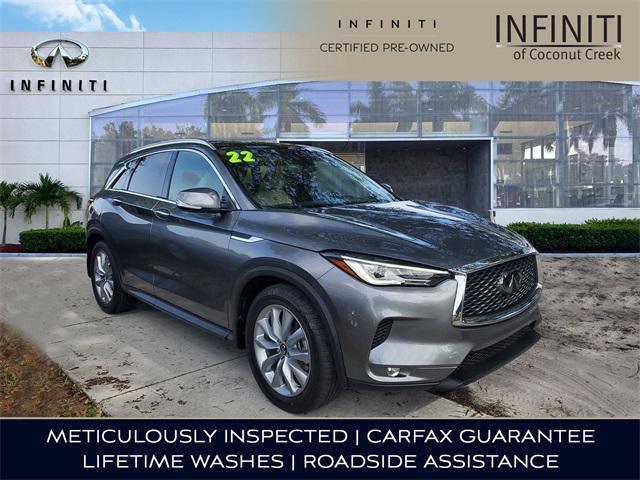 used 2022 INFINITI QX50 car, priced at $31,791
