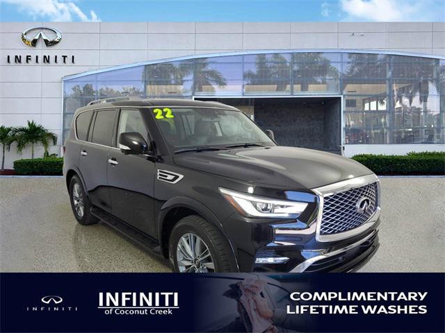 used 2022 INFINITI QX80 car, priced at $43,712