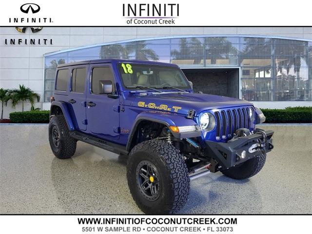 used 2018 Jeep Wrangler Unlimited car, priced at $38,994