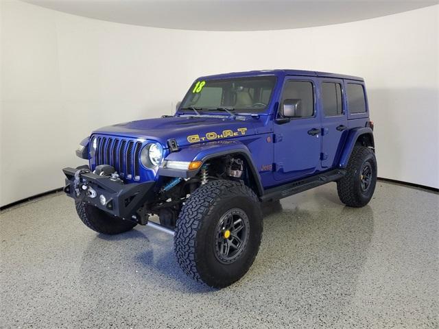 used 2018 Jeep Wrangler Unlimited car, priced at $37,994