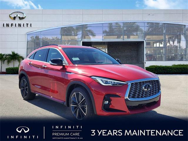 new 2025 INFINITI QX55 car, priced at $58,080