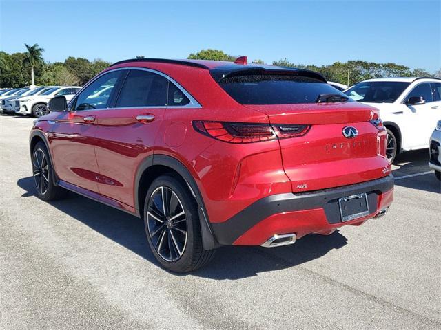 new 2025 INFINITI QX55 car, priced at $58,080