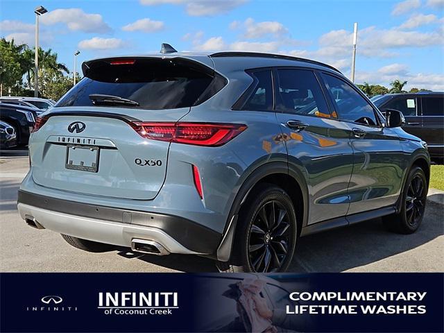 used 2022 INFINITI QX50 car, priced at $30,996