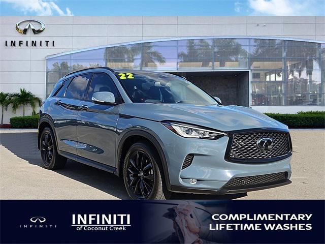 used 2022 INFINITI QX50 car, priced at $30,996