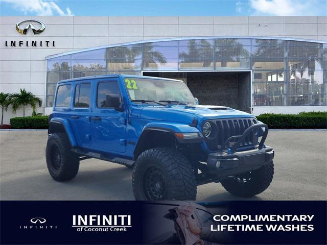 used 2022 Jeep Wrangler Unlimited car, priced at $68,994